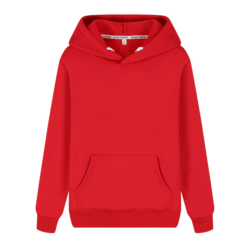 Title 2, Non-Fleece Solid Color Hooded Pullover Sweater