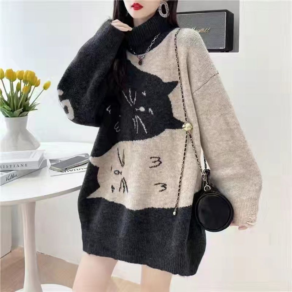 Women's Fashionable Autumn And Winter Turtleneck Sweater