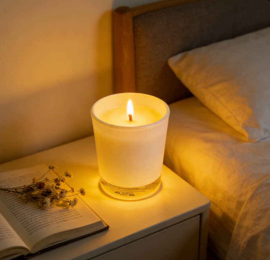 Soy Wax Scented Candle, Citrus Bergamot Lavender Basil Cardamom Patchouli Vetiver Oakmoss, Herbaceous Woody Aromatherapy Candle For Home Relaxation