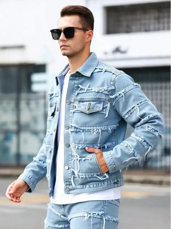 Formal And Well-fitting Denim Jacket