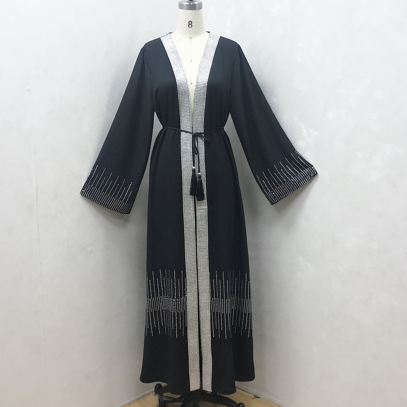 Cardigan Robe With Diamonds And Hot Diamond Dress