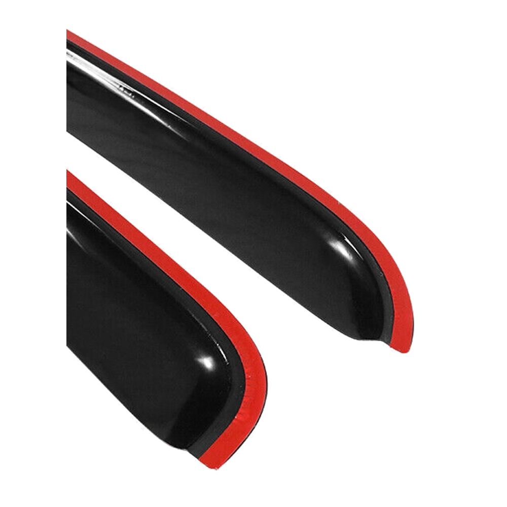 Fit 01-06 Chevy Silverado GMC Sierra Crew Cab Smoke Tinted Acrylic Window Visors