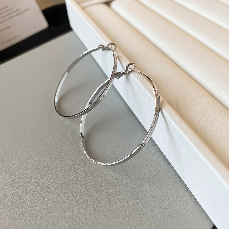 Vintage Floral Silver Drop Earrings For Women 925 Silver Needle Retro Flower Dangle Earrings