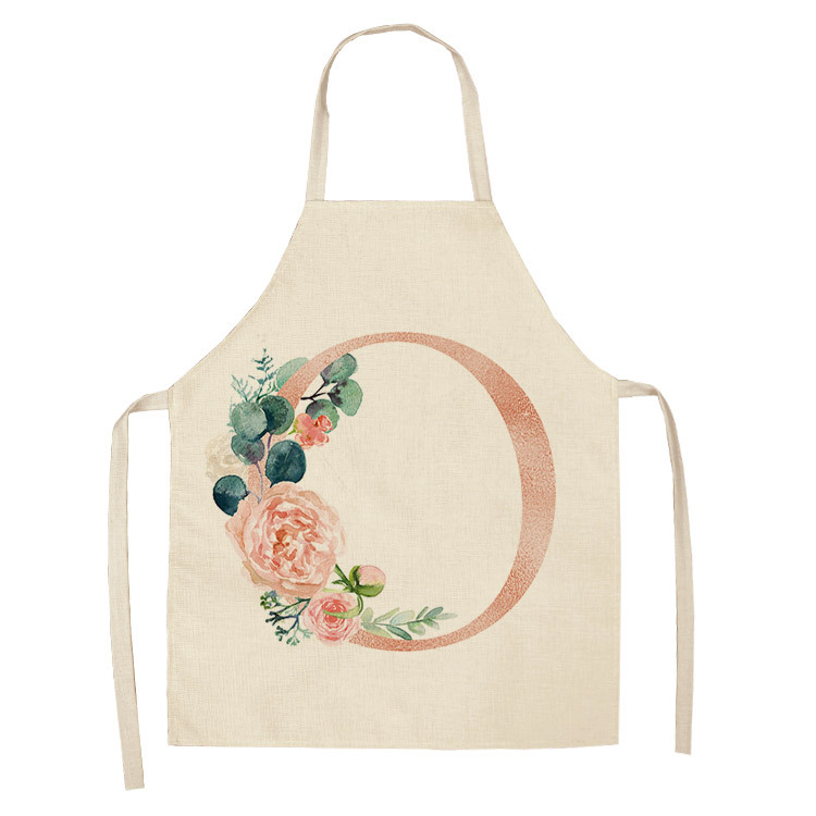 Title 22, Letter series cotton and linen apron