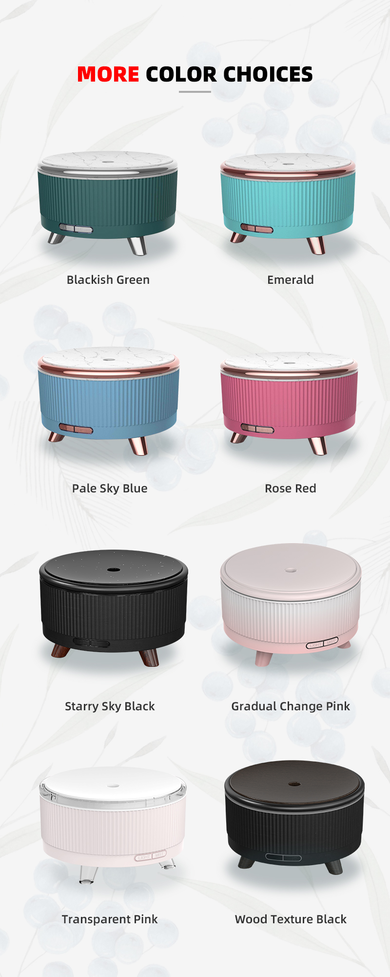 Title 3, 500ml Ultrasonic Aroma Diffuser Desktop Humidif...