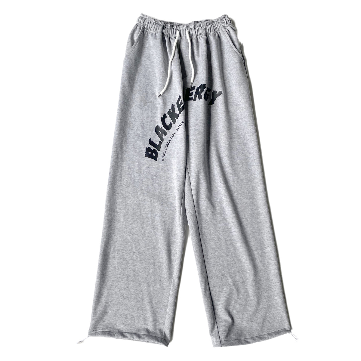 High Waist, Thin, Straight, Beamed Feet, Letter Print, Hip-hop Street Dance