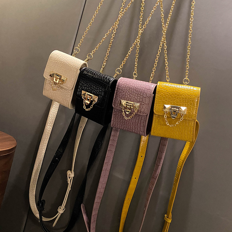 New Korean Style Stone Pattern Niche Design Messenger Bag