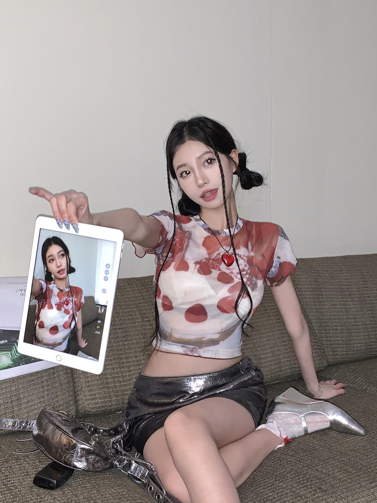 Summer Slim-fit Short Hot Girl Top