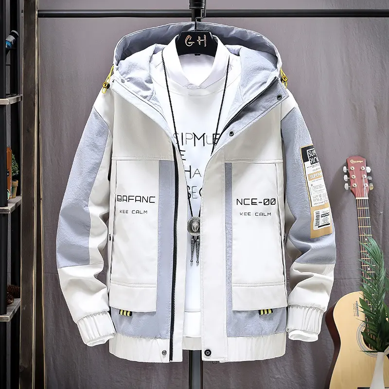 Men Loose and Handsome Casual Upper Clothes