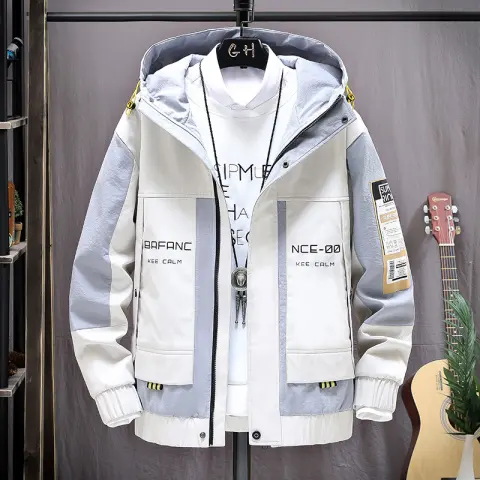 Men Loose and Handsome Casual Upper Clothes