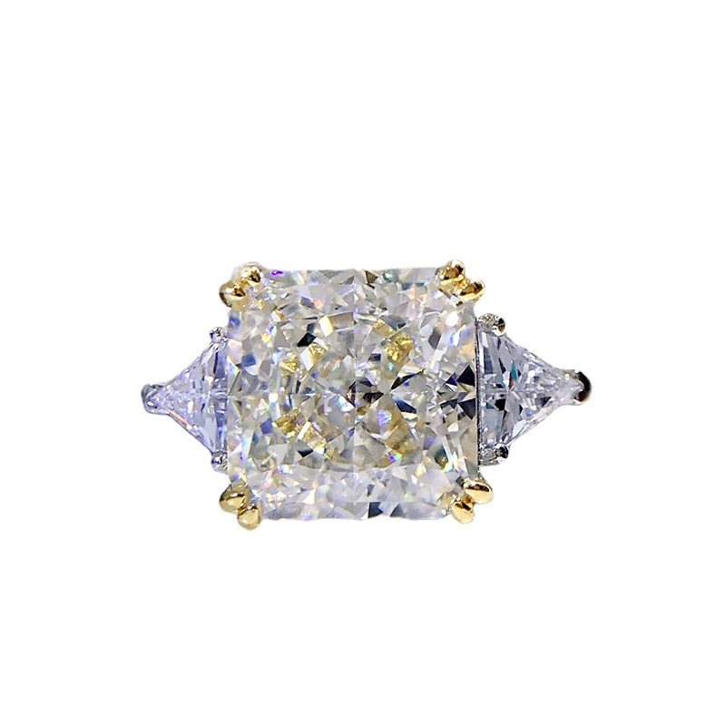New European And American Style High Carbon Diamond Ring