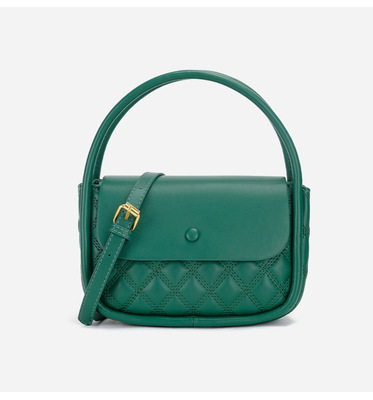 Women's New Niche Design All match One shoulder Diagonal Portable Diamond Bag Green - Shop at LoveMi