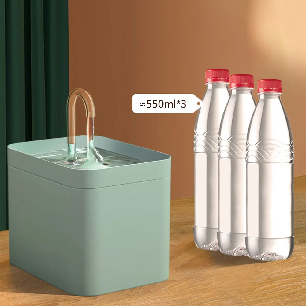 Automatic Cat Water Fountain Auto Filter USB Electric Mute Cat Drinker Bowl 1.5L Recirculate Filtring Drinker For Cats Pet Water Dispenser – image 4