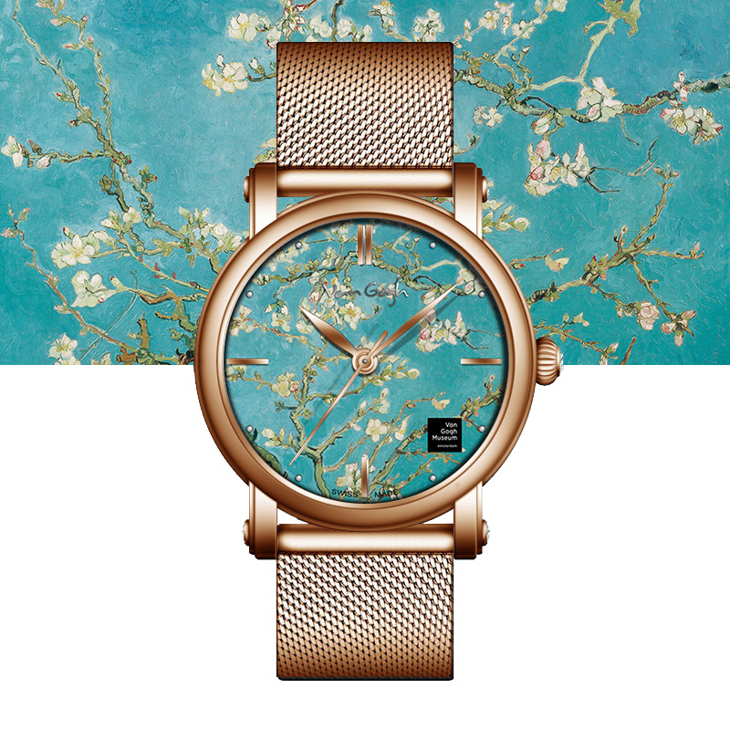 Van Gogh Almond Blossom Series Women's Quartz Watch 4