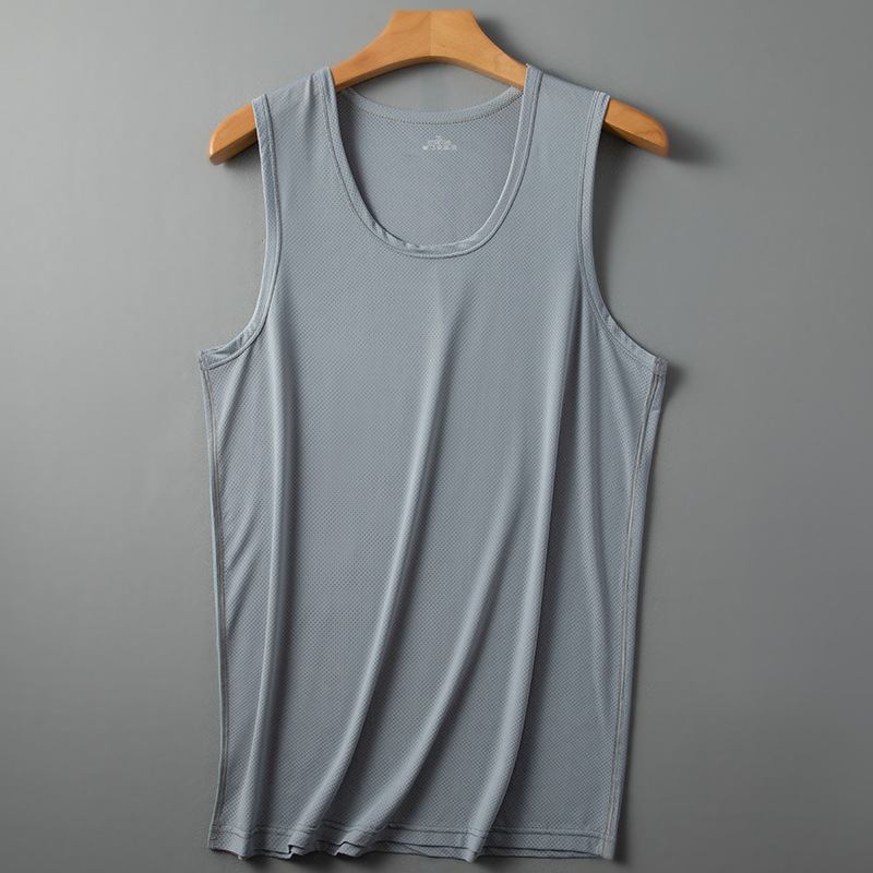 Four Seasons Fine Mesh Men's Vest Slim Fit Wide Shoulder