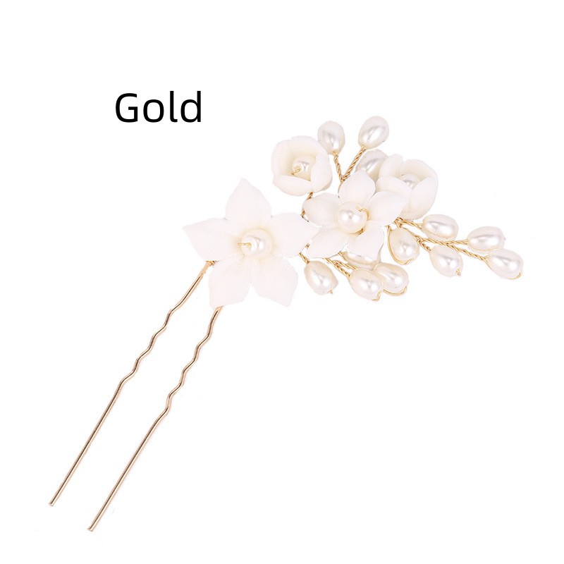 Wedding Bride Headwear Hairpin Accessories Gold - Shop at LoveMi