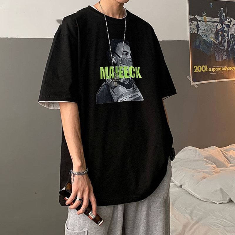 Men's Fashion Half Sleeve Men's Bottoming Shirt T-Shirt Top