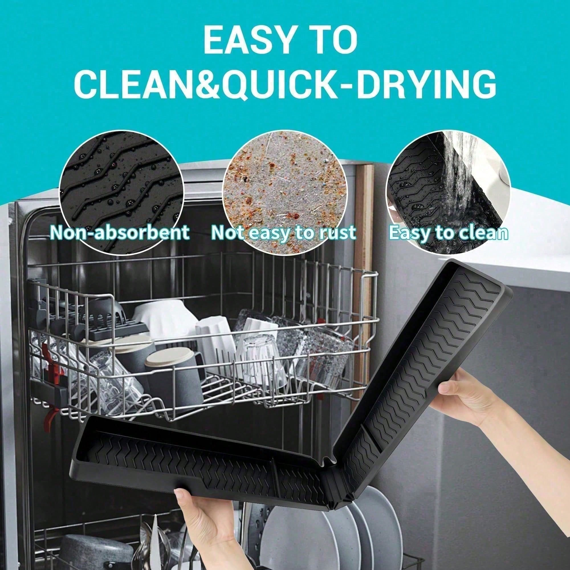 Heat Resistant 30inch Stove Back Rack, Space Saving Storage Solution To Declutter Your Kitchen Counter Stovetop.