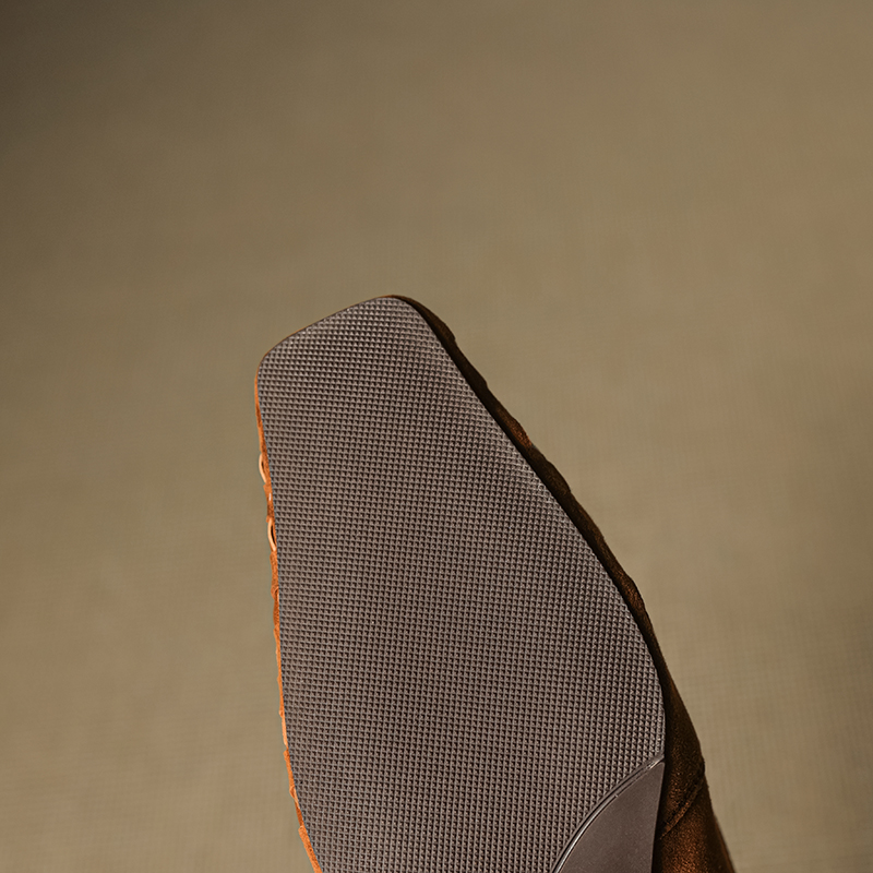 Slingback Block Heel Sandals – walking lifestyle shot