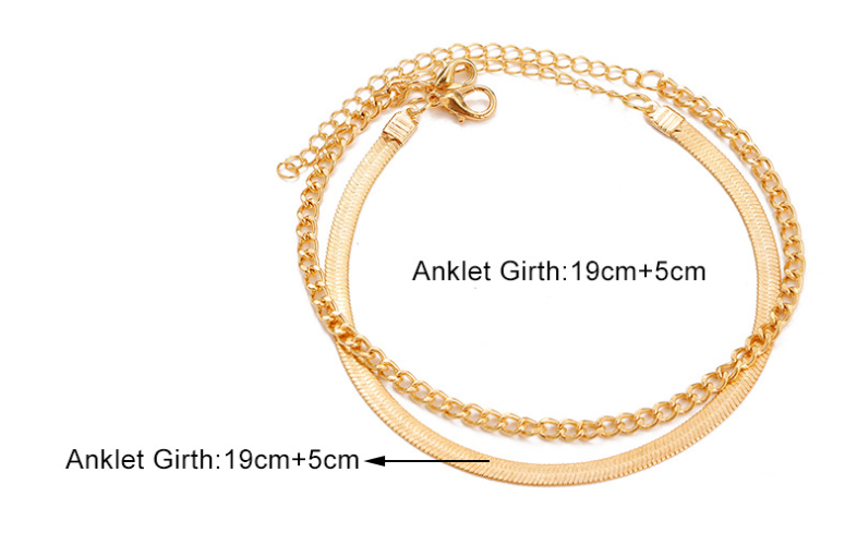 Title 1, Fashion Alloy Anklet Suit For Women