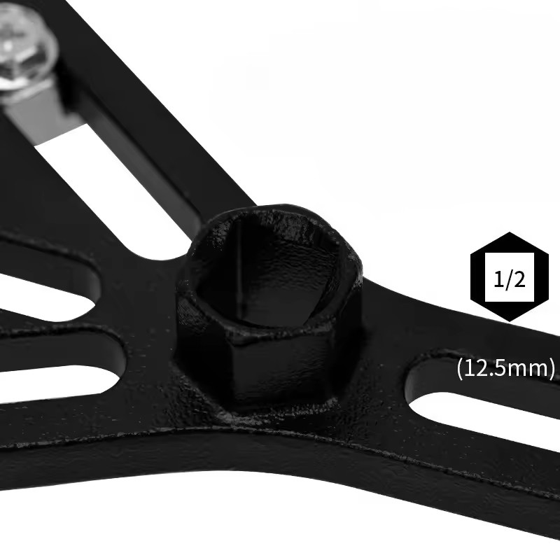 Adjustable 3-jaw Car Gas Cover Fuel Pump Lid Tank Removal Spanner Wrench Tool — image 6