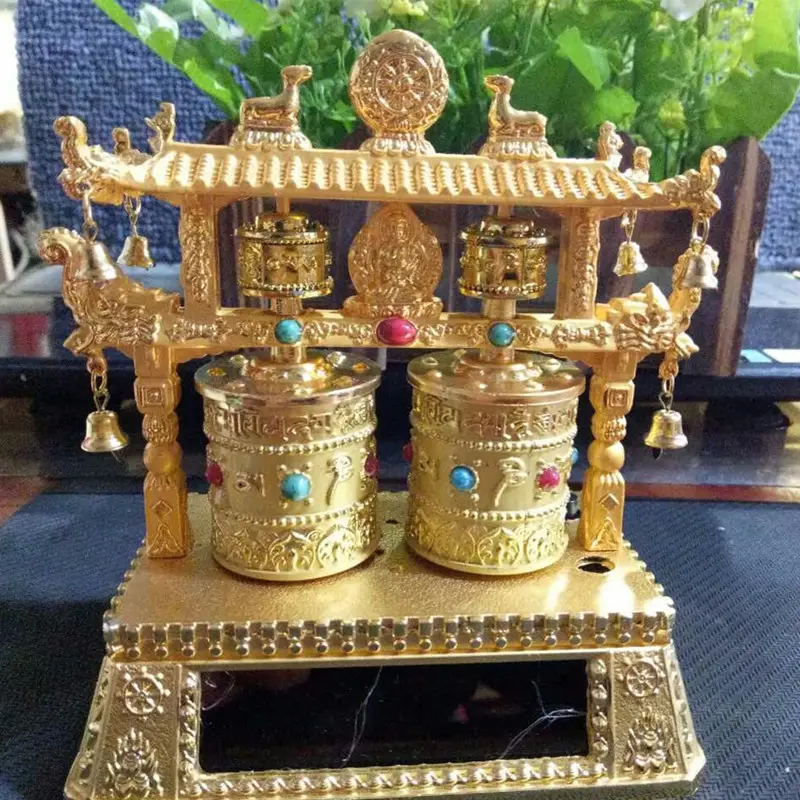 Car Electric Alloy Prayer Wheel