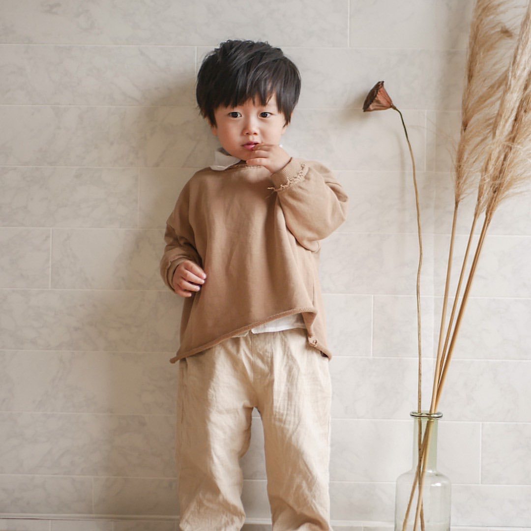 Childrens sweater khaki