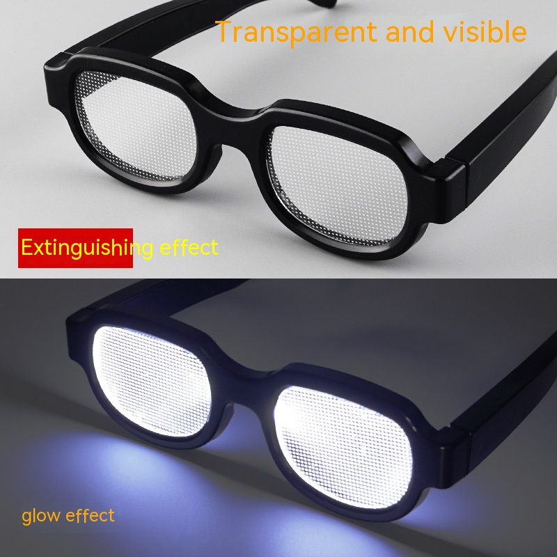 Title 9, New LED Goggles Luminous Glasses Eccentric Pers...