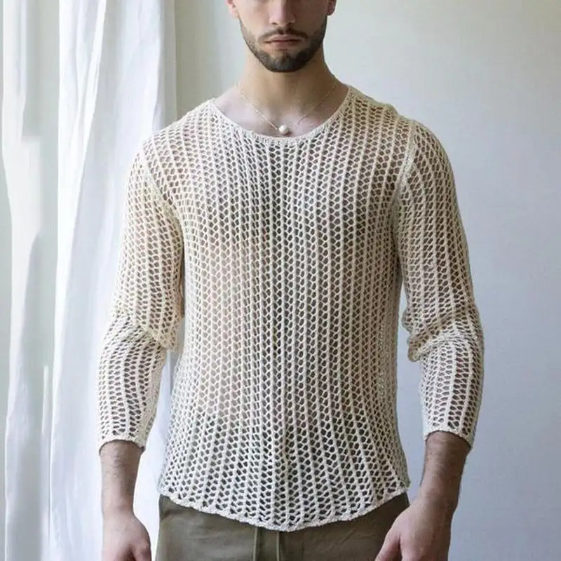 Long Sleeve T-shirt And Bottom Knitting Cultivate One's Morality