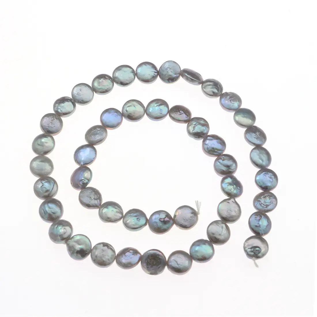 Glare 9-10mm Grey Button Freshwater Pearl