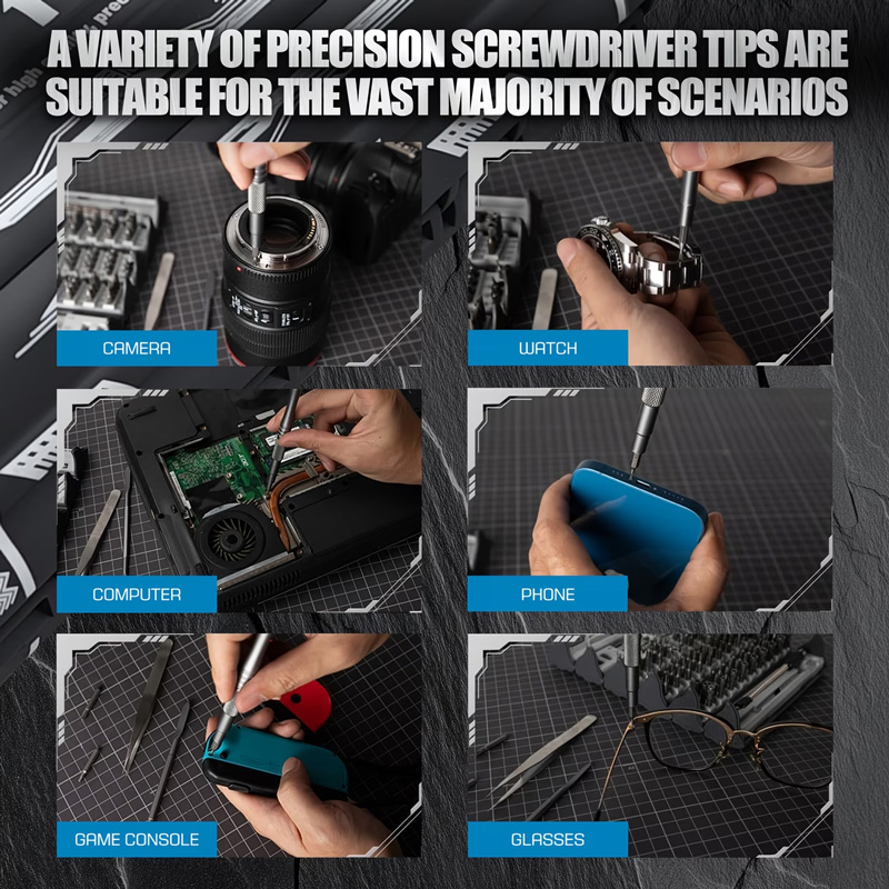 128 IN 1 Precision Screwdriver Set Magnetic Repair Tool Kit Computer Phone Watch 3