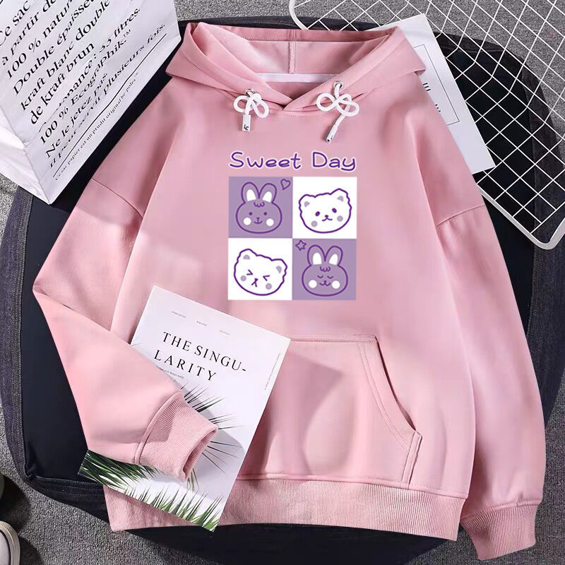Women's Fashionable Casual And Versatile Loose Printed Sweatshirt