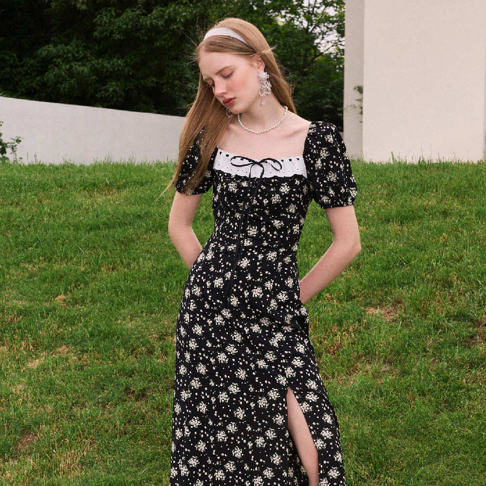 Floral Slit Dress, picture 6 of 6