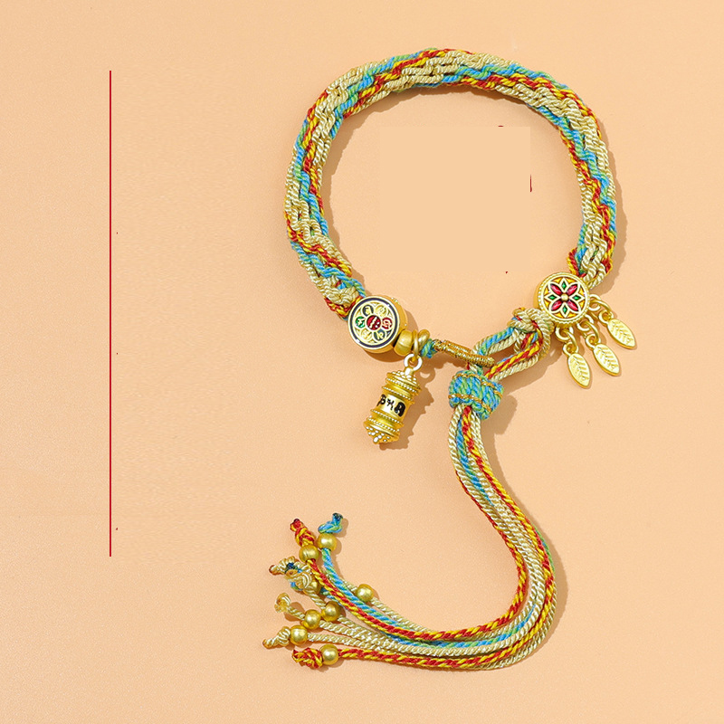 Hand-Woven Braided Rope Bracelet, picture 3 of 12