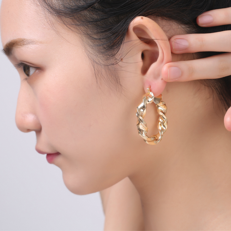 Fashionable Personality Explosive Simple Geometric Earrings