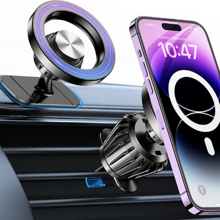 Kaistyle For Magsafe Car MountStrong Magnet Magnetic Phone Holder For Car Phone Holder Mount Dash Mounted Holders Phone Holders For Your Car Accessories For Women Men For 18 Pro Ma
