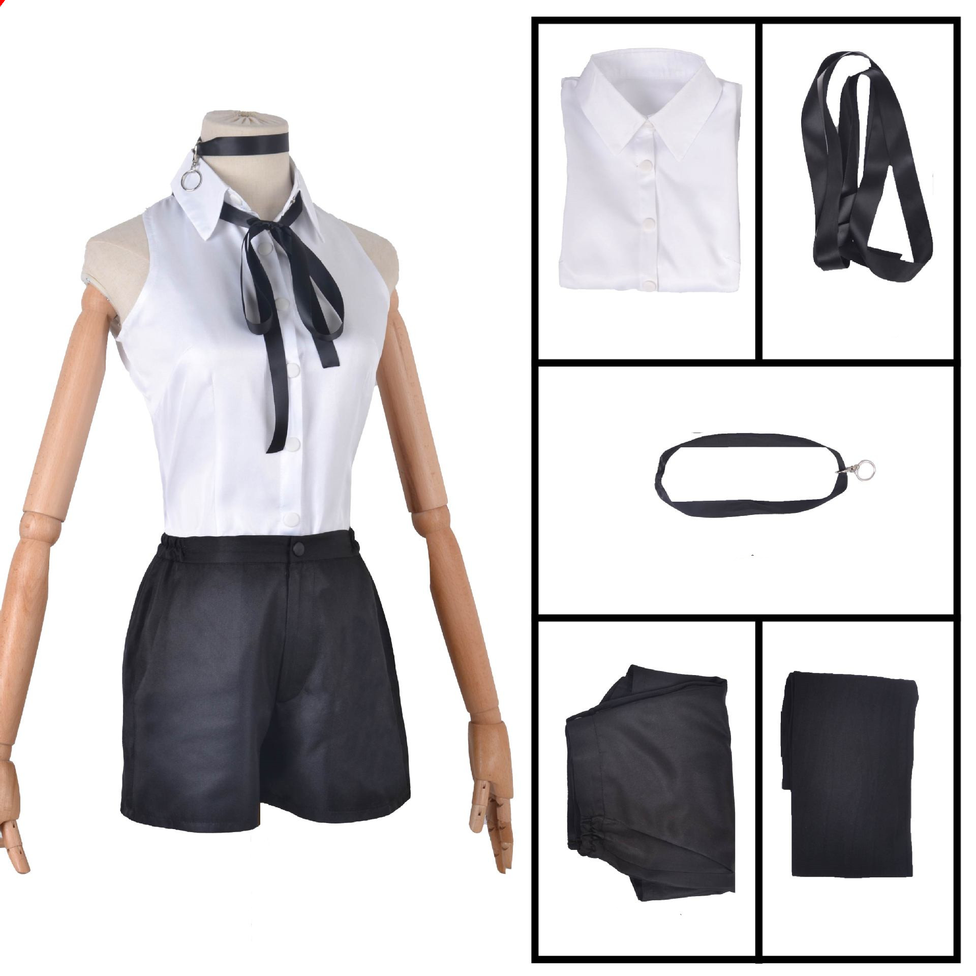 Complete Bomb Devil Cosplay Costume Set for Women + Wig Option
