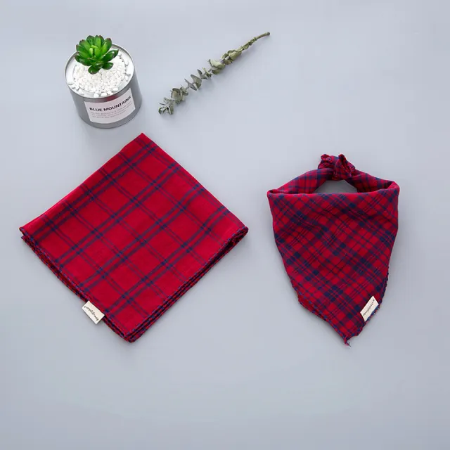 Dog Turban Birthday Gift Water Bib Double sided Turban Red - Shop at LoveMi