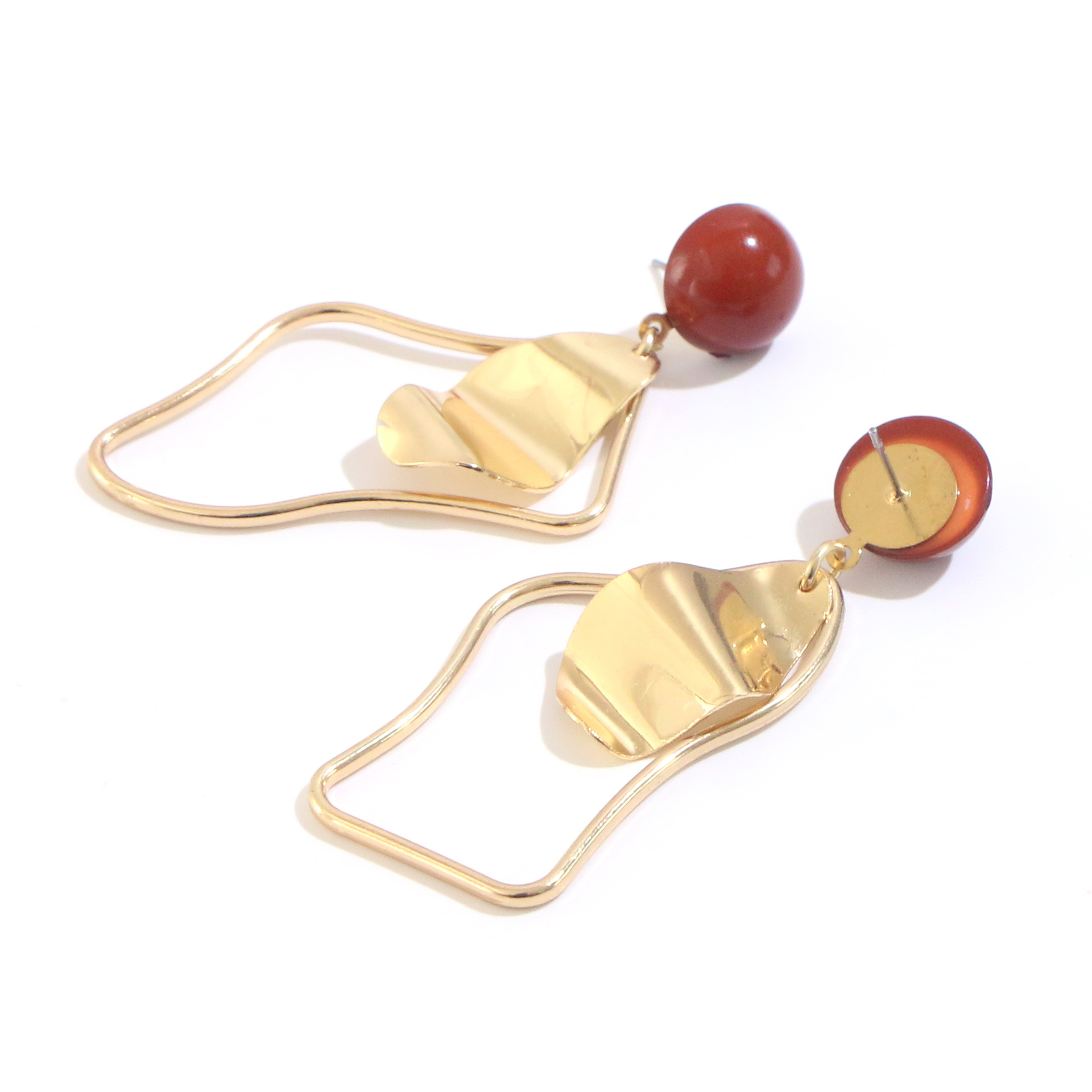 Personalized Hong Kong Style Hepburn Exaggerated Geometric Retro Earrings