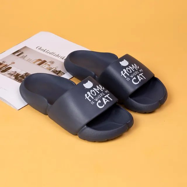 Flip flops Indoor And Outdoor Dual purpose Beach Tow Grey - Shop at LoveMi