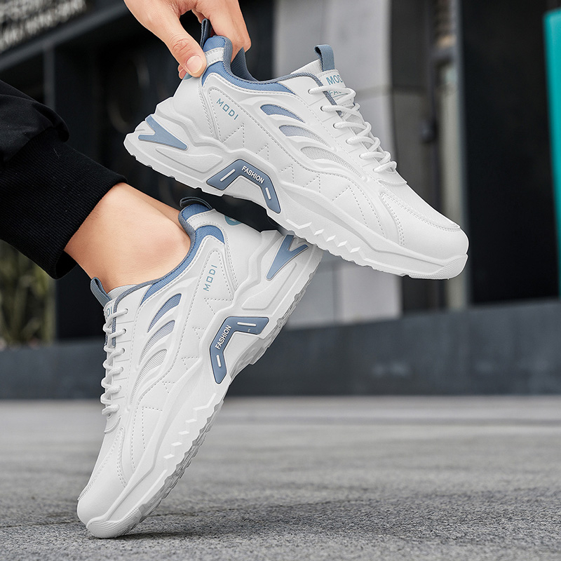 2026 New Men Lightweight Breathable Chunky Height Increasing Dad Sneakers, Student Casual Footwear