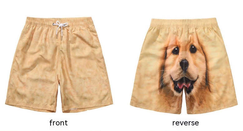 Golden Retriever Shorts Casual Pajamas Pajamas Sports Pants