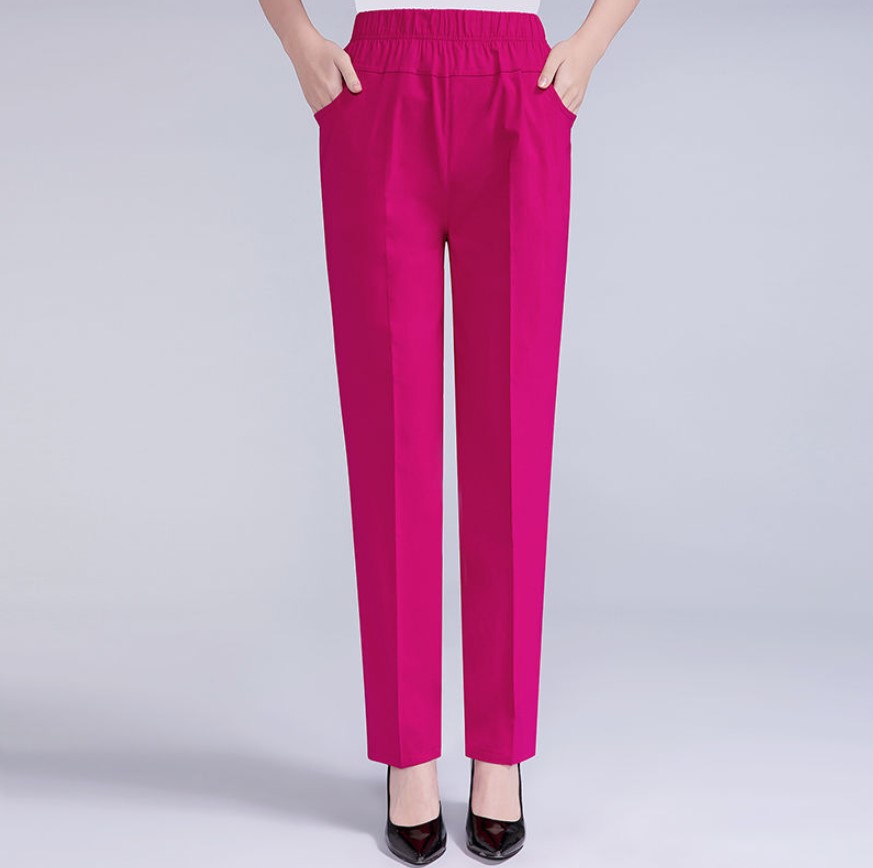 Title 10, Summer Thin Trousers for Middle-aged and Elderl...