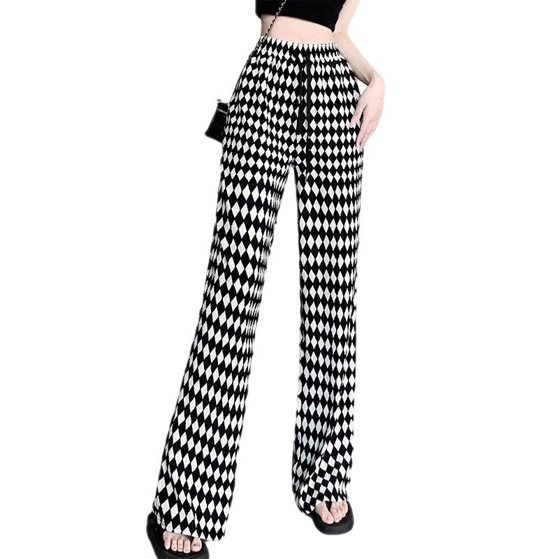 Title 4, Temperament Pleated High Waist Wide Leg Pants o...