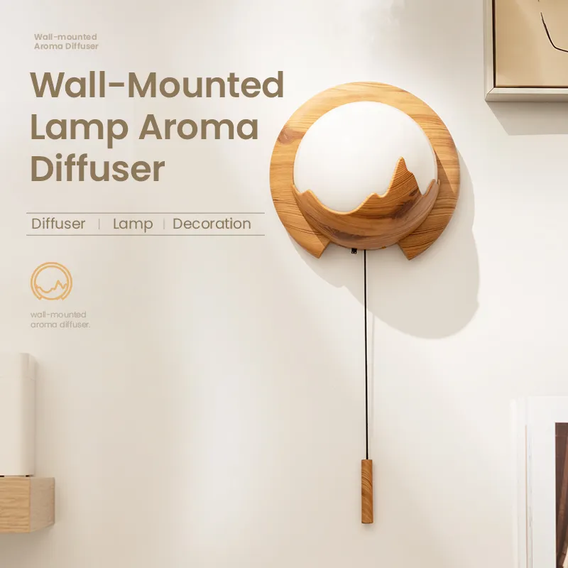 150ml Wall-mounted Aroma Diffuser Night Light Home