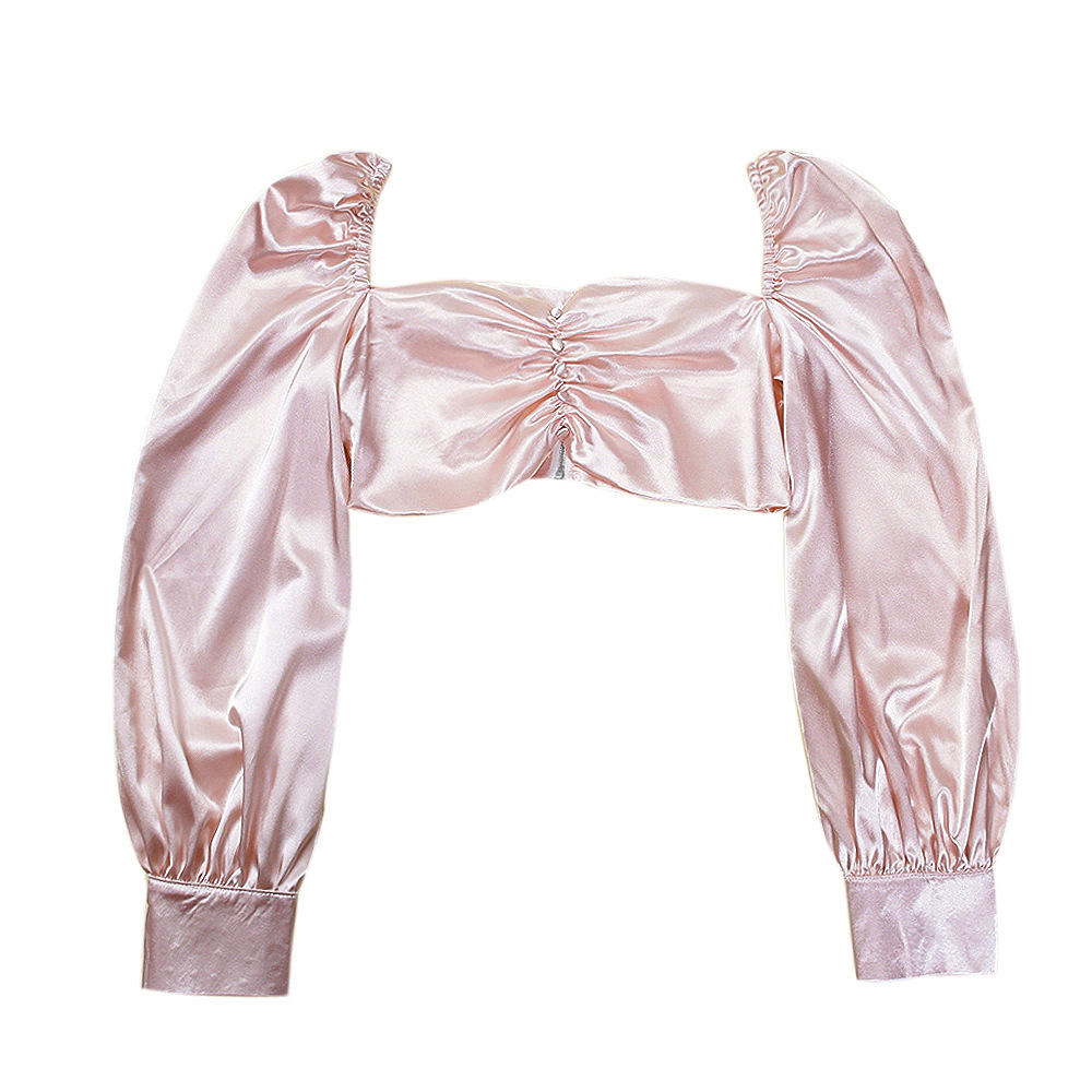 New Ultra-short Long-sleeved Design Shirt