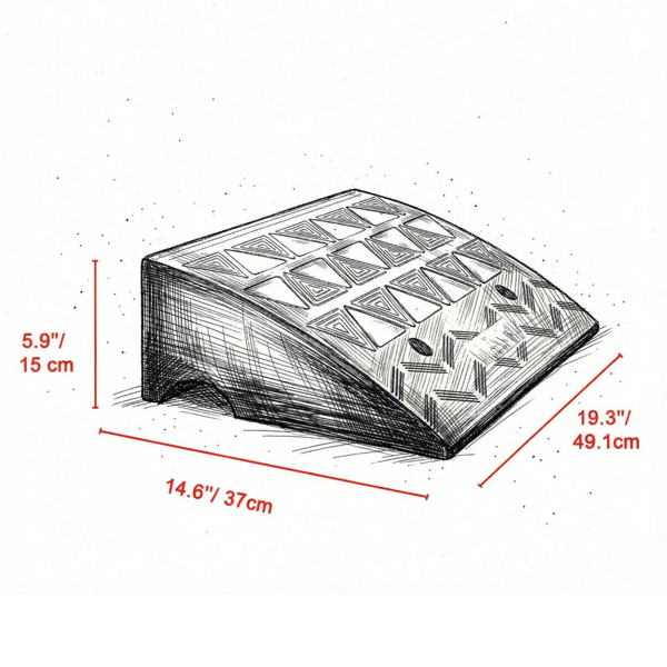 6inch Rise Rubber Curb Ramp