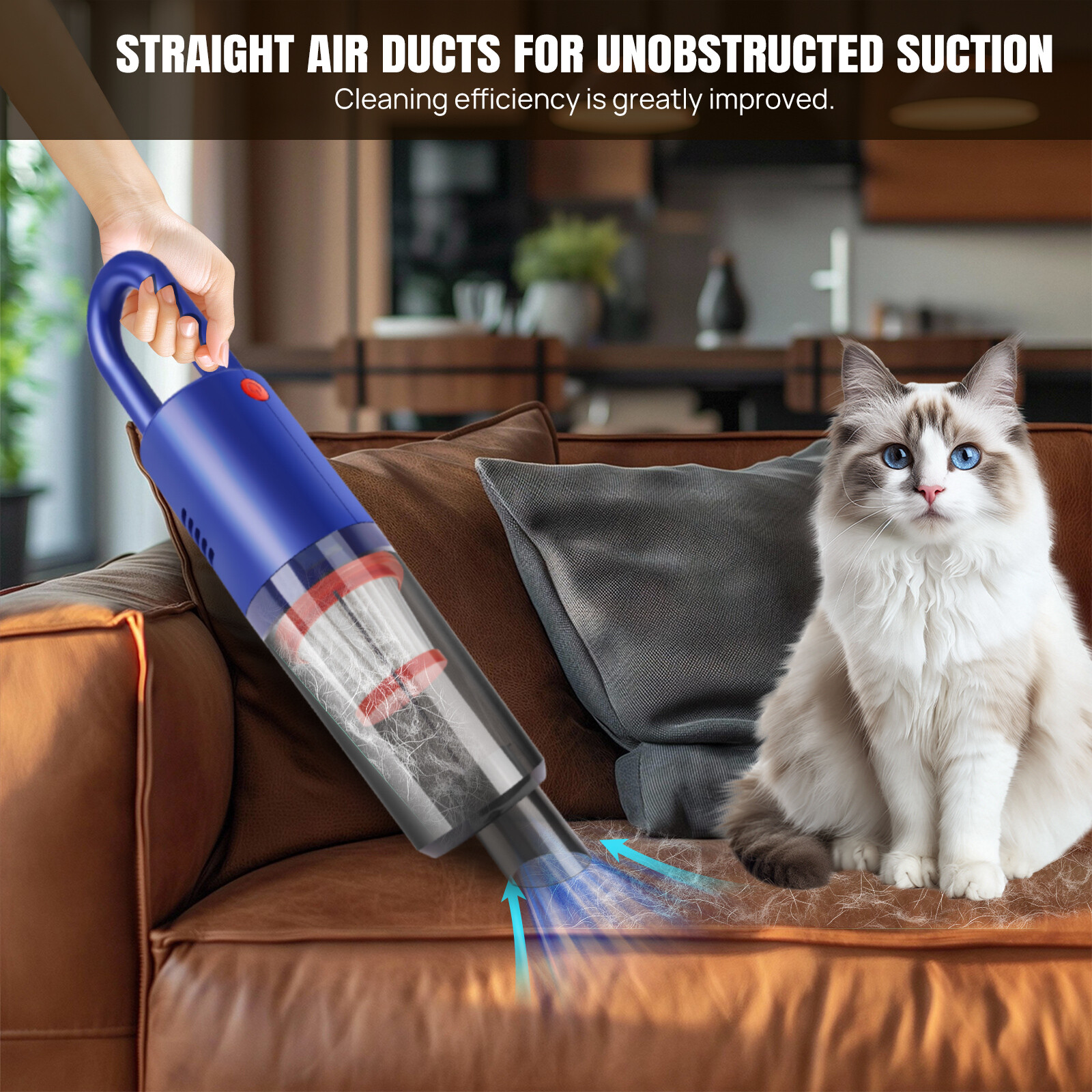 Cordless Handheld Car Vacuum Cleaner Wet Dry Powerful Strong Suction Cleaning — image 10