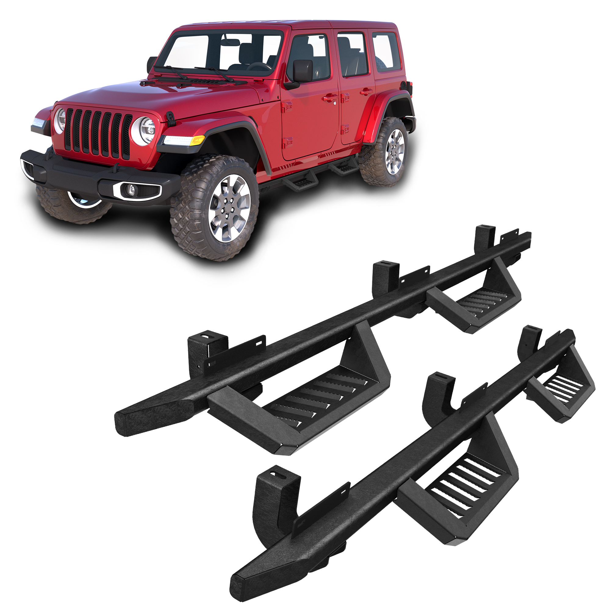 Running Boards For 18-26 Wrangler JL