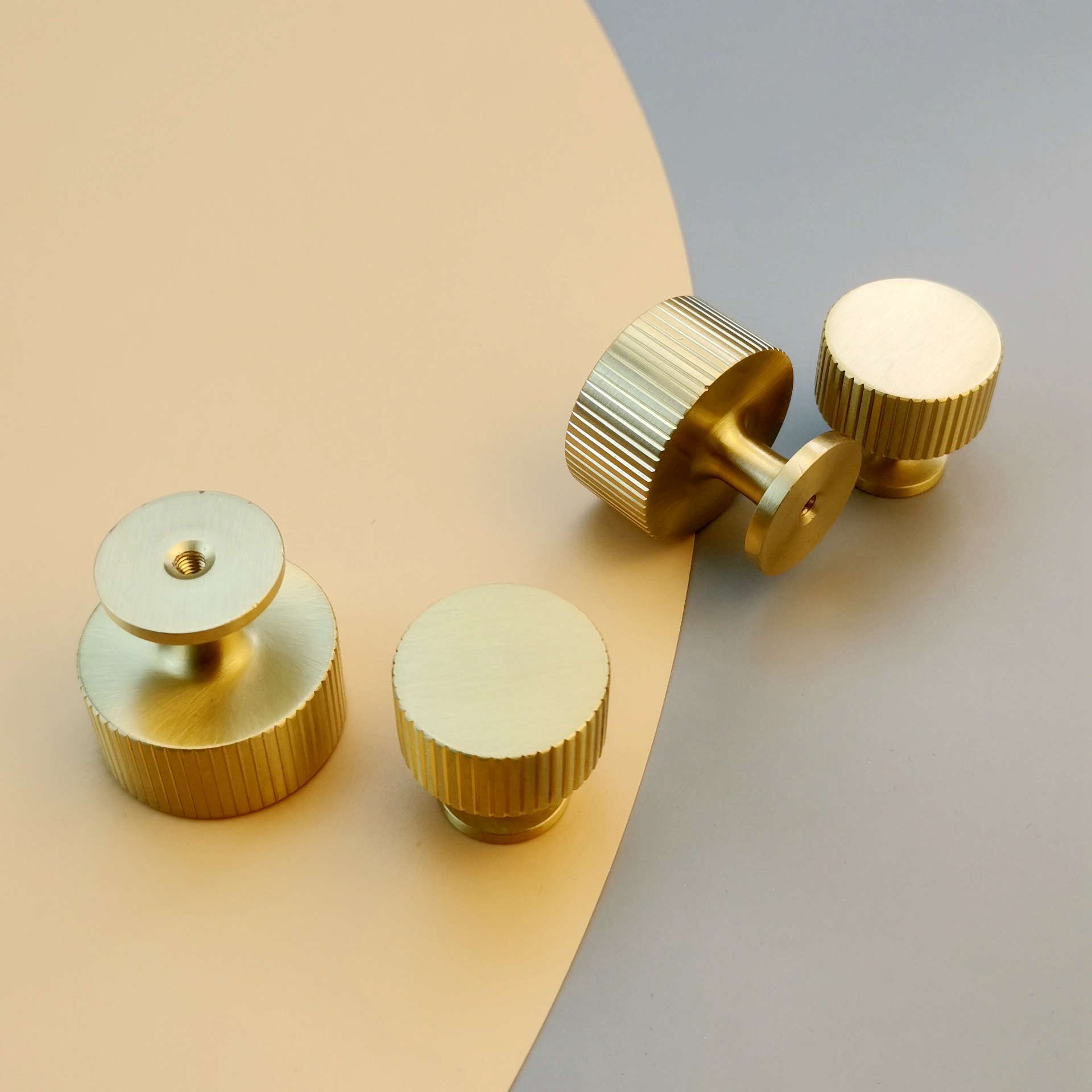 Gold Closet Door Solid Pure Copper Handle